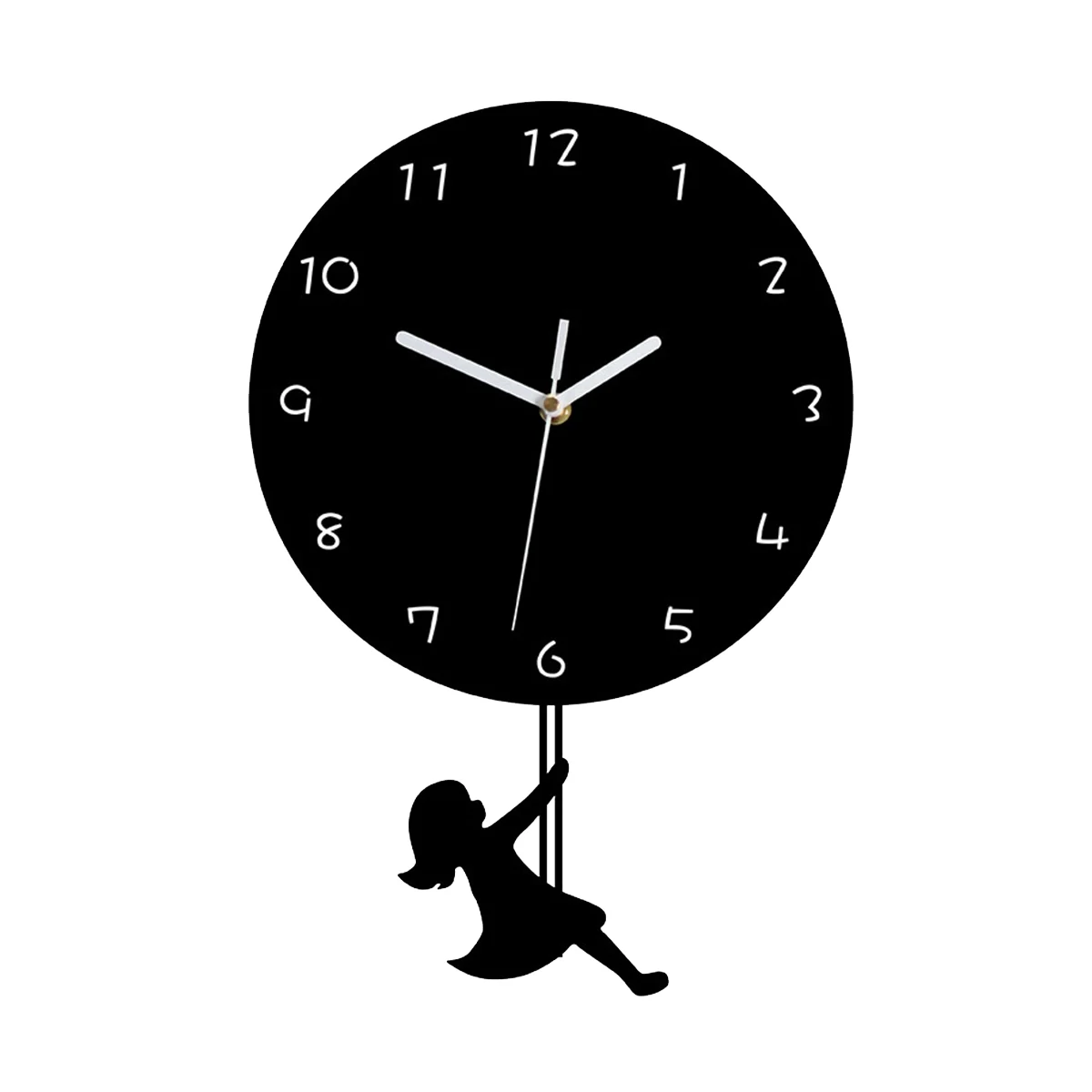Simple Wall Clock Living Room Decoration Silent Net Red Swin