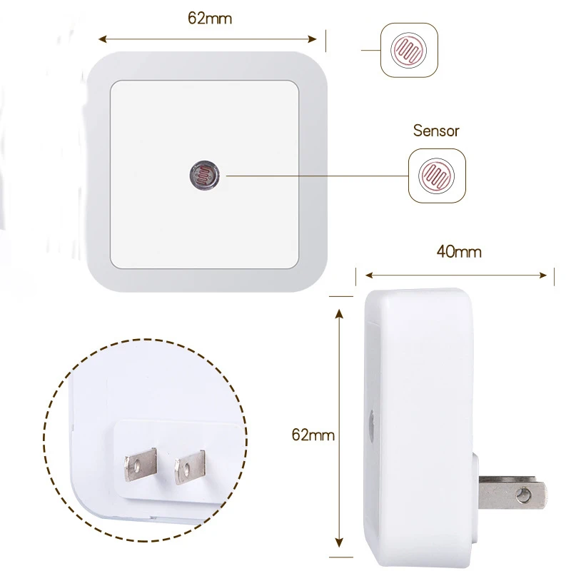 

ZK50 Smart Led Light Control Sensor Night Light White Light Warm Light 6 PCS Room Lighting Decoration Lamps