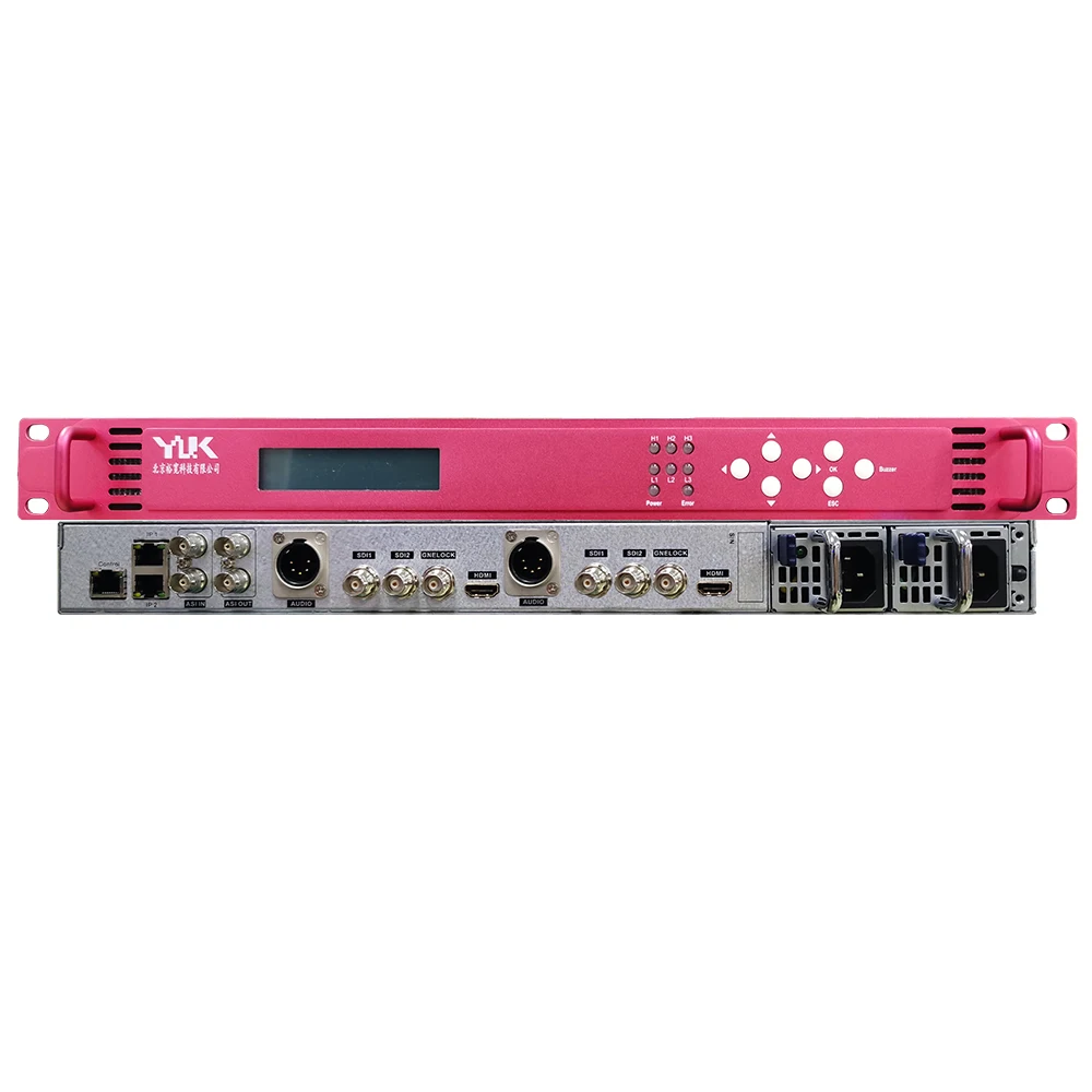 

Digital Cable TV Headend Broadcasting Equipment HD/SD MPEG2/H.264/H.265 Decoding HDM I SDI Decoder