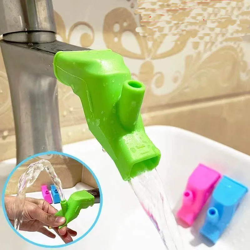 

Universal Faucet Silicone Extender Anti-splash Rubber Elastic Hose Washbasin Connector Handwashing Nozzle Water Saving Taps