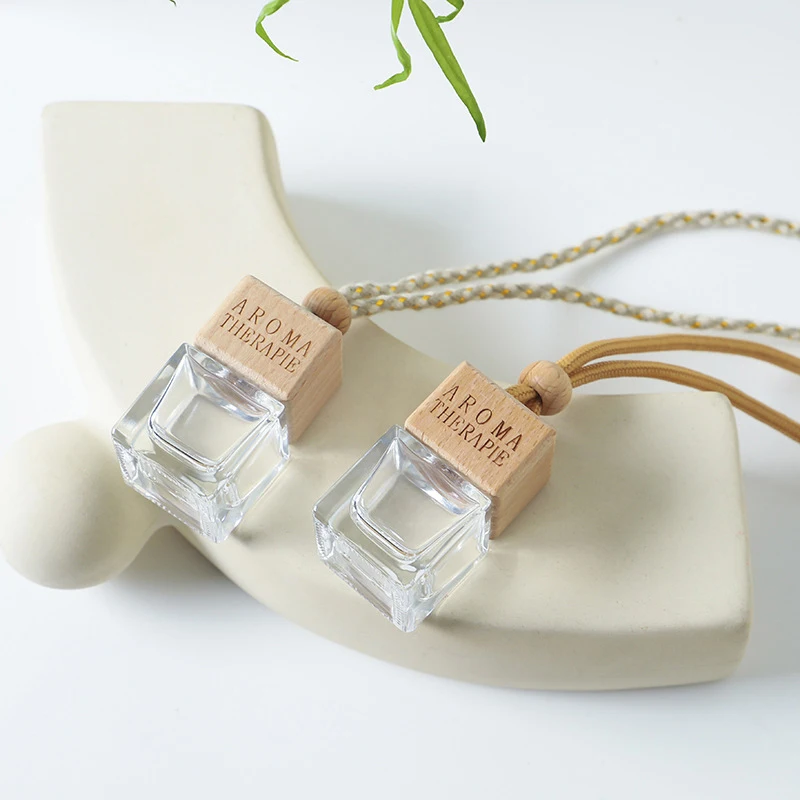 1 шт. универсальный автомобильный кулон для духов квадратная крышка пустая