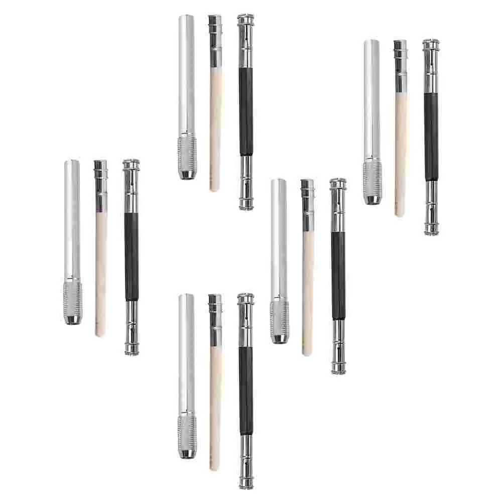15 шт. металлические удлинители для карандашей детские грифельные карандаши