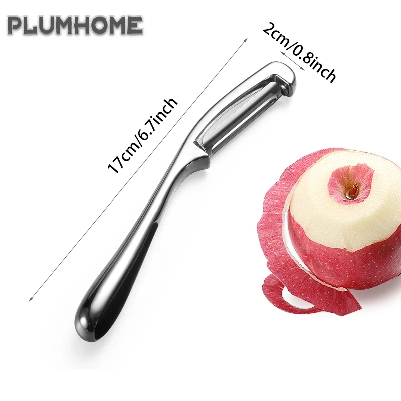 Кухонная Овощечистка из нержавеющей стали Премиум поворотный инструмент для