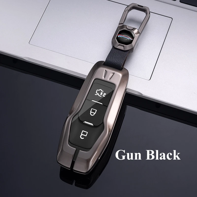 Металлический автомобильный пульт дистанционного управления, чехол-брелок для Ford F-150 Mondeo Galaxy S-Max Explorer Ranger 2015 2016 2017 2018