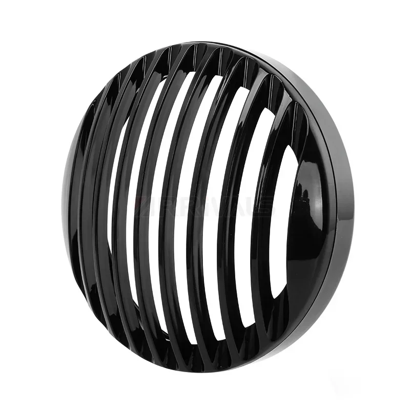 

Для Harley Sportster XL 883 Iron 1200 2004-up Custom XL1200C 1200, мотоцикл 5 3/4 дюйма, черная крышка передней фары из АБС-пластика