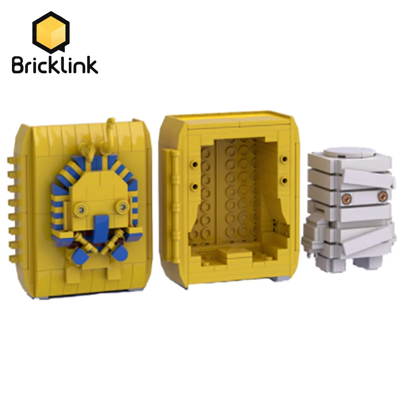 

Bricklink Creative Action Figures MOC Egyptian The Mummy of the Pharaoh Brickheadz Building Blocks DIY Toys For Children Gift