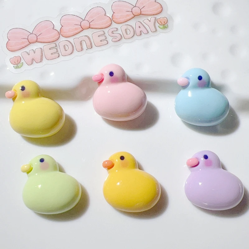 

10 шт. новые мини-мультяшные животные макароны милая утка смола альбом для скрапбукинга Diy ювелирные изделия свадебная шпилька украшения аксессуары A96