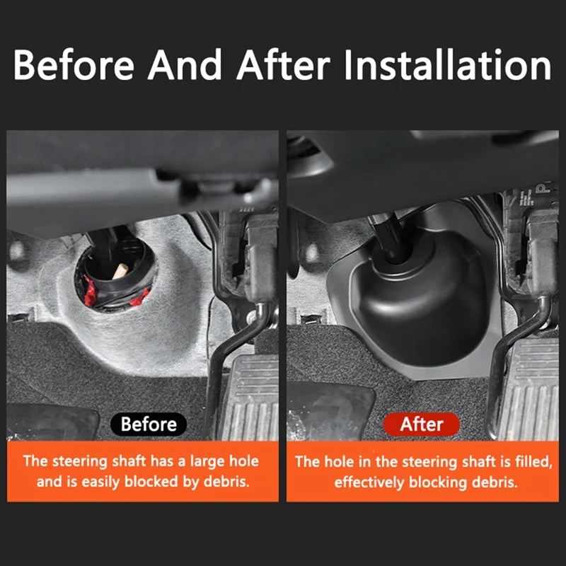 

T61C_Защитный чехол рулевого вала автомобиля для Toyota RAV4 20-2024 с левым рулем