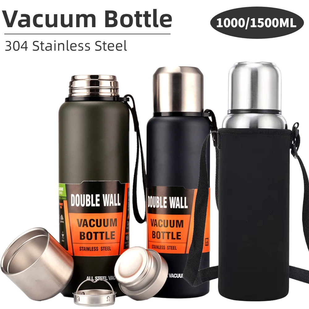 Kettle Water Bottle With Tea Filter Water Cup 304 Stainless Steel Thermal Mug Vacuum Thermal Flask Business Gifts