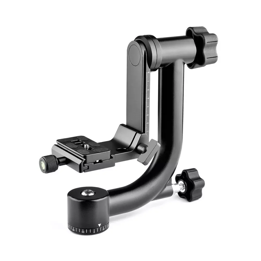 

NEW IN Panoramic Gimbal Tripod Ball Head 1/4 Inch Screw With Quick Release Plate Aluminum Alloy For DSLR Camera Telephoto Lens