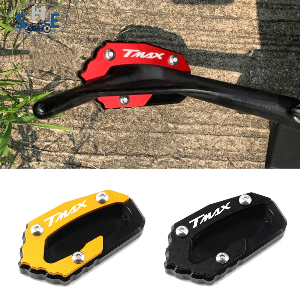 

For Yamaha T-MAX TMAX 530 560 SX DX TMAX530 TMAX560 XP530 Tech-Max Motorcycle Kickstand Side Stand Extension Pad Enlarge Plate