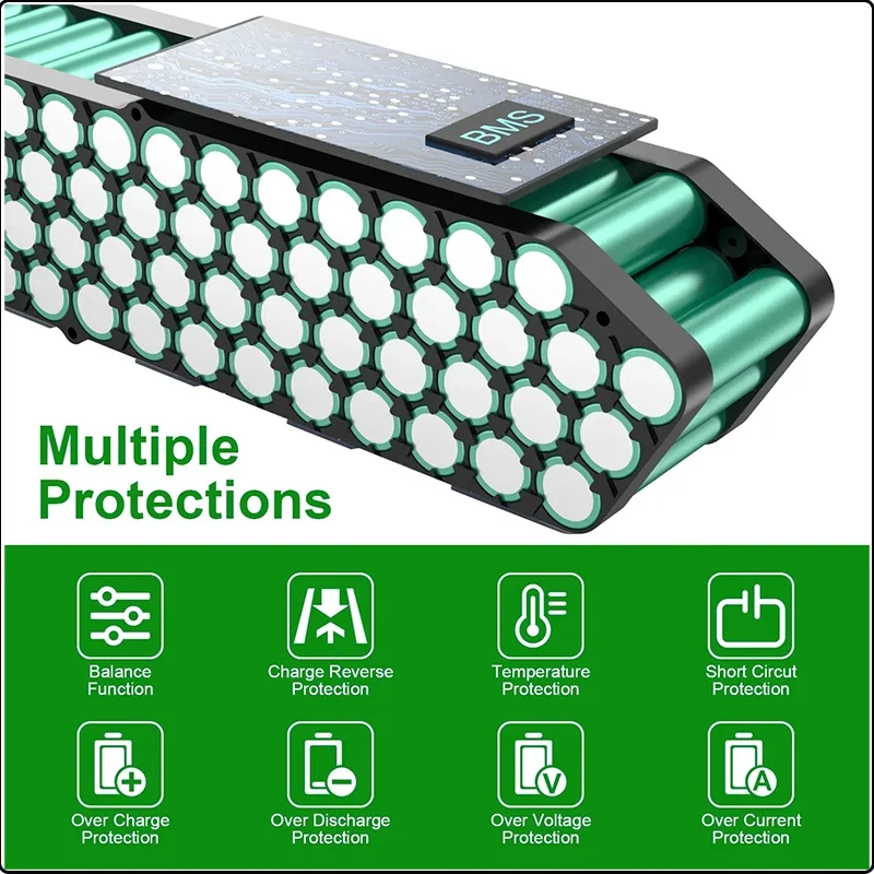 Аккумулятор для электрического велосипеда Cham Rider 36v48v52v60v 72v 30 40 50ah 60ah 1000w 2000w 3000w