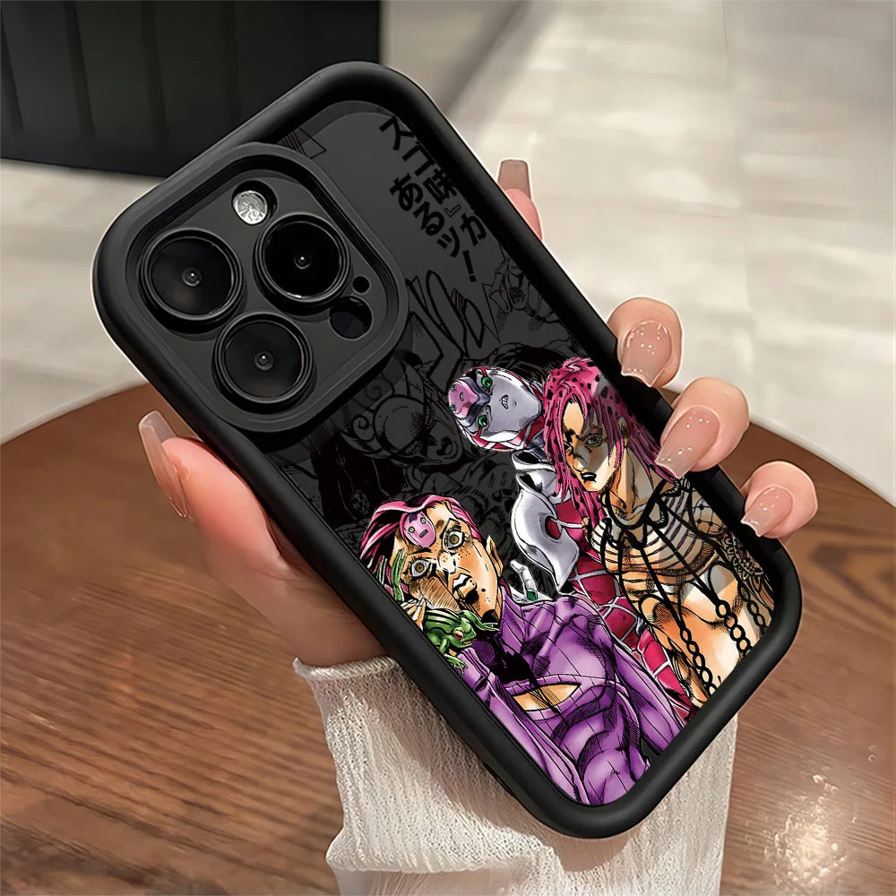 Фото Чехол для телефона с изображением аниме J-Jojo Bizarres AdventureS для Samsung S26 S25 S24 S23 S22 S21 S20 F06 M16 Note 20 FE Plus Ultra 4G 5G №4
