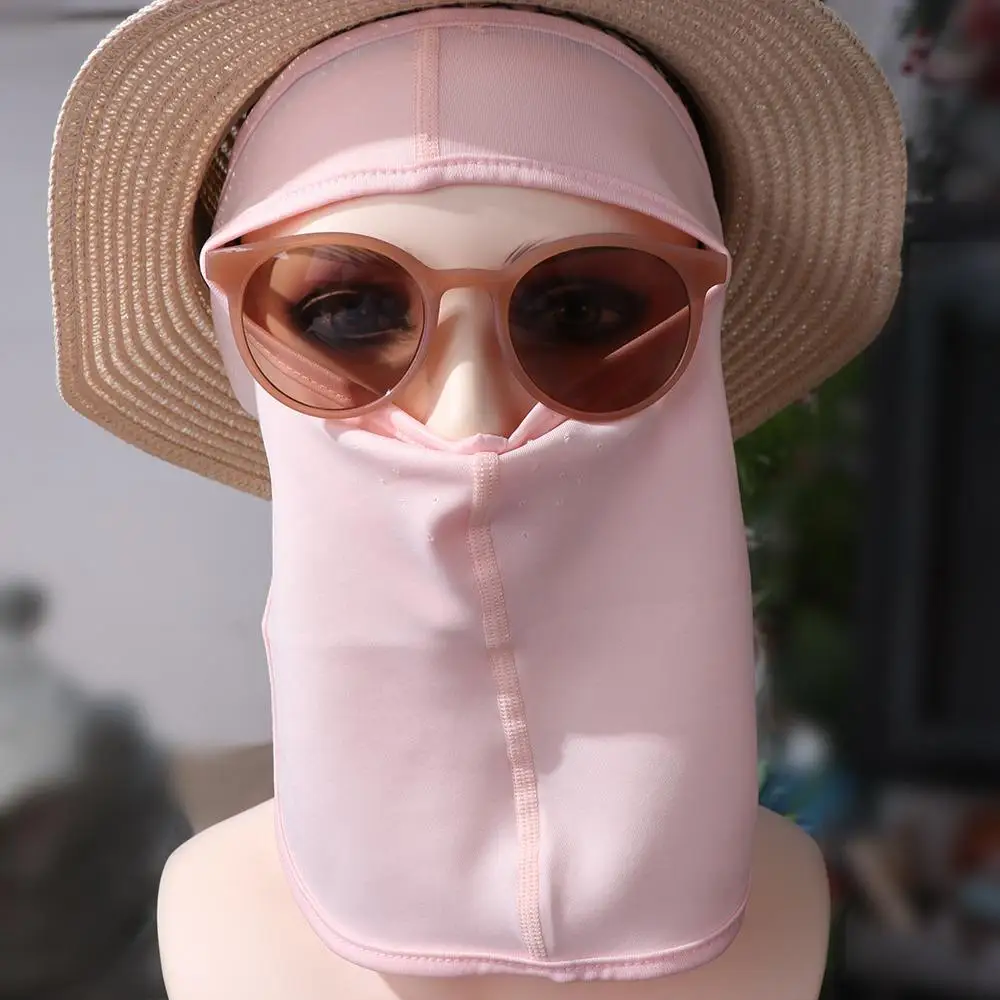 Шарфы для лица Gini Mask Солнцезащитная вуаль с шейным клапаном Ледяная шелковая