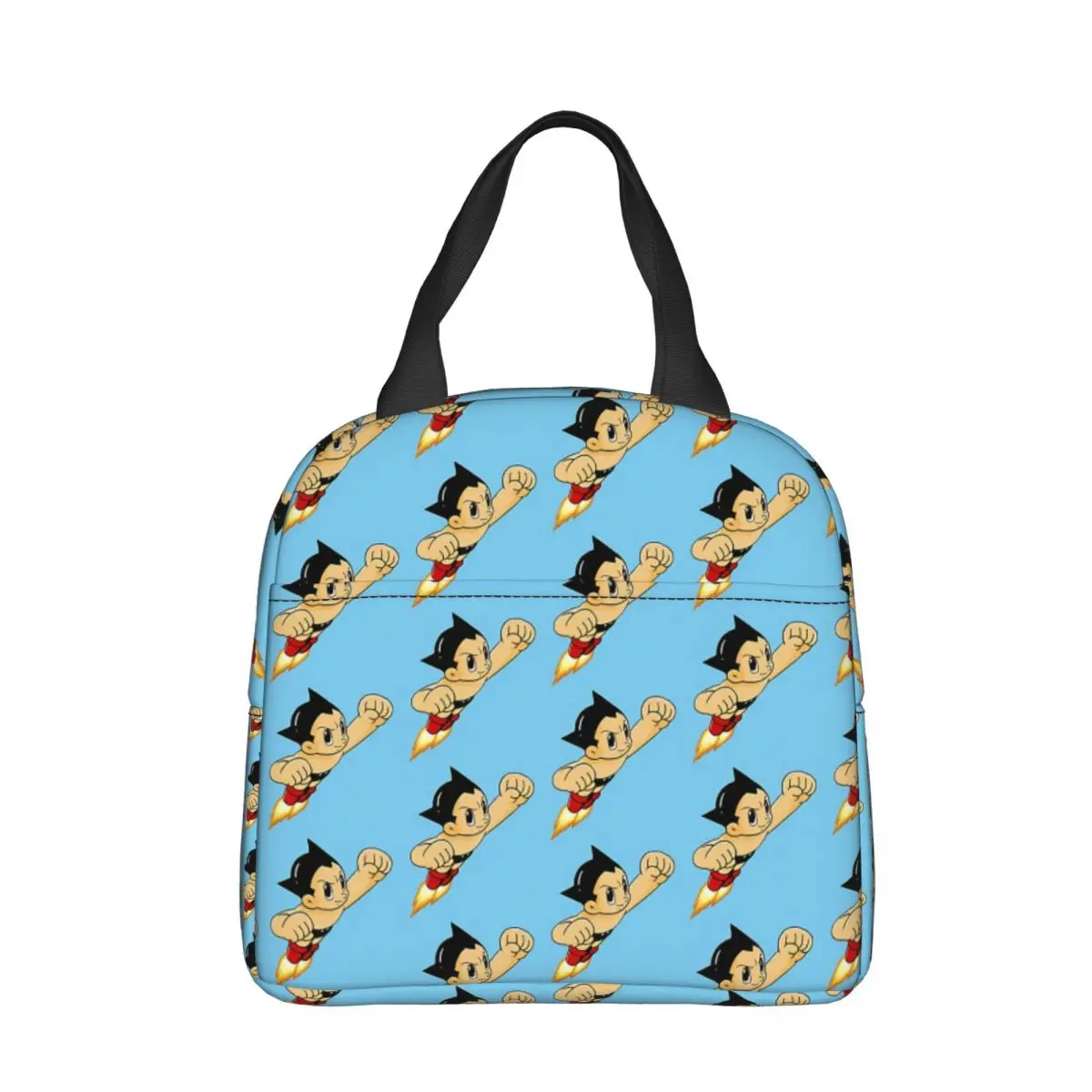 

Mighty Insulated lunch bag Astro Boy Anime Women Kids Cooler Bag Thermal Portable Lunch Box Ice Pack Tote