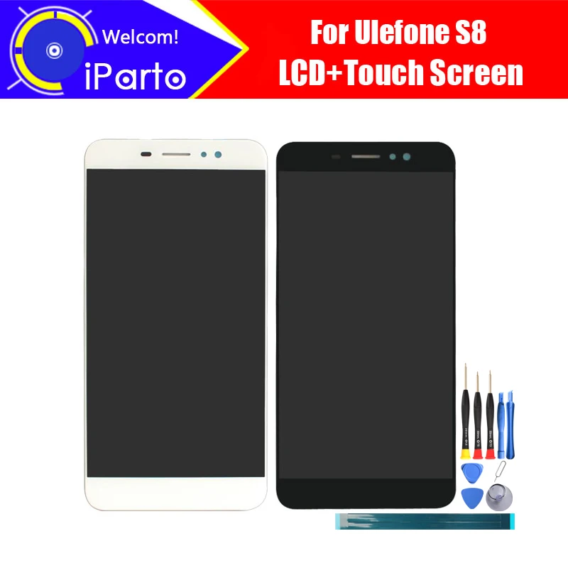 

5.3 inch Ulefone S8 LCD Display+Touch Screen Digitizer Assembly 100% Original New LCD+Touch Digitizer for S8