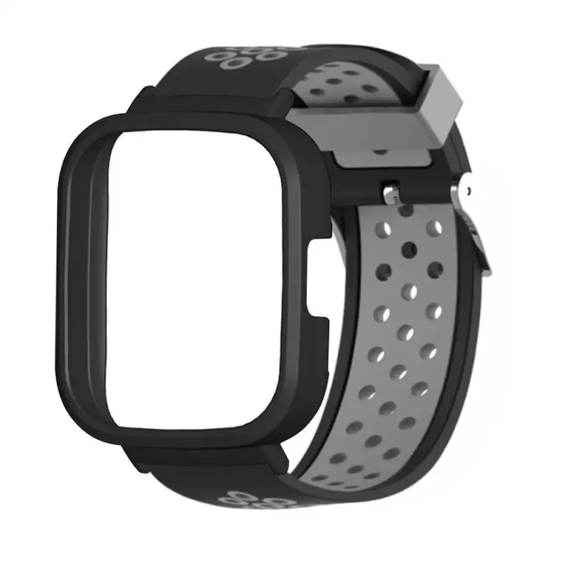 

Case+Band For Xiaomi Redmi Watch 3 PC Hard Bumper Protector Cover + Silicone Strap Sport Breathable Bracelet For Redmi Watch 3