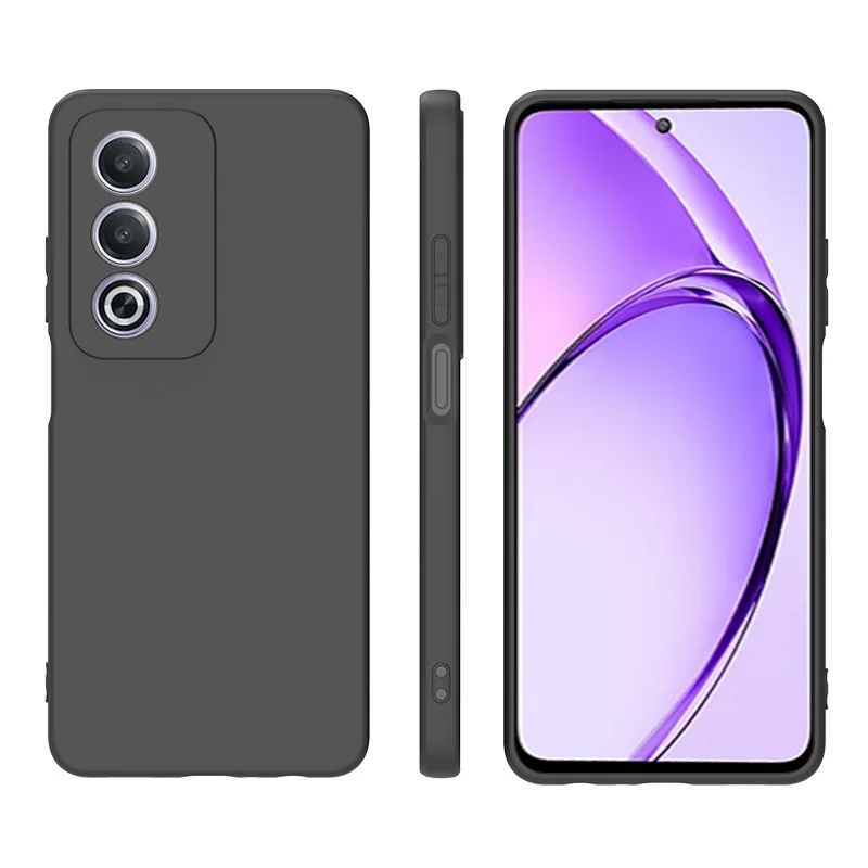 Для чехла OPPO A80 5G 80 TPU Мягкий черный тонкий матовый силиконовый чехол для CPH2639