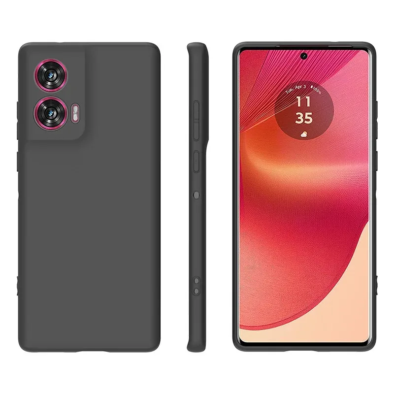 Фото Чехол для Motorola Moto G96 MotoG96 для Mote G 96, мягкий тонкий черный матовый силиконовый чехол из ТПУ, чехол-бампер, чехлы для телефонов, чехлы №2