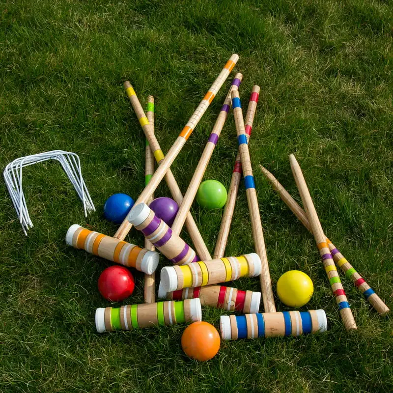 

Croquet Set with Carrying Case 6 Players by Hockey tape Hockey puck Air hockey Hockey grip
