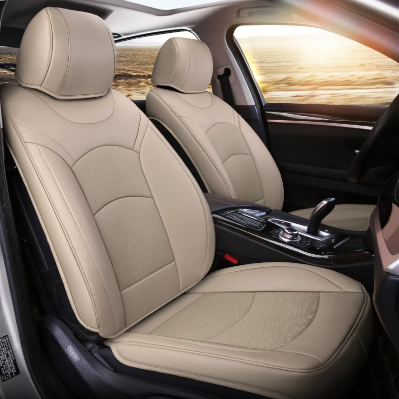 Фото Чехлы на 5 сидений для Infiniti QX55 2022, полный комплект, из веганской кожи, на заказ, защитные аксессуары №5