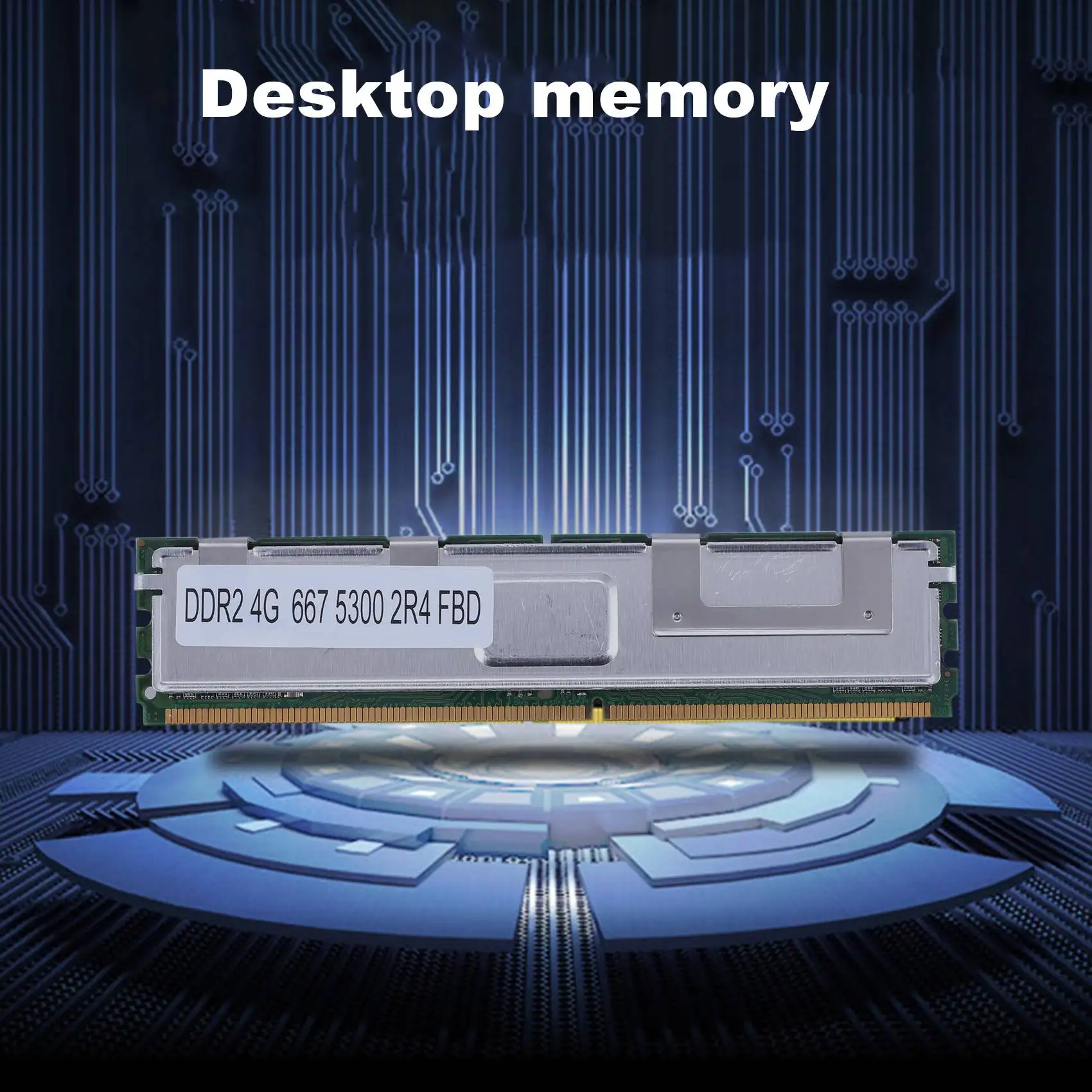 Оперативная память DDR2 4 Гб, память 667 МГц PC2 5300F 240 контактов 1,8 в FB DIMM с охлаждающим жилетом для AMD Intel, память для настольного компьютера, ОЗУ