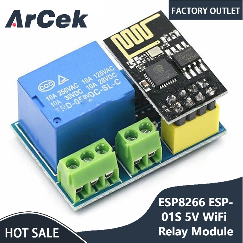 

ESP8266 ESP-01S 5V WiFi Relay Module Things Smart Home Remote Control Switch for Arduino Phone APP ESP01S Wireless WIFI Module