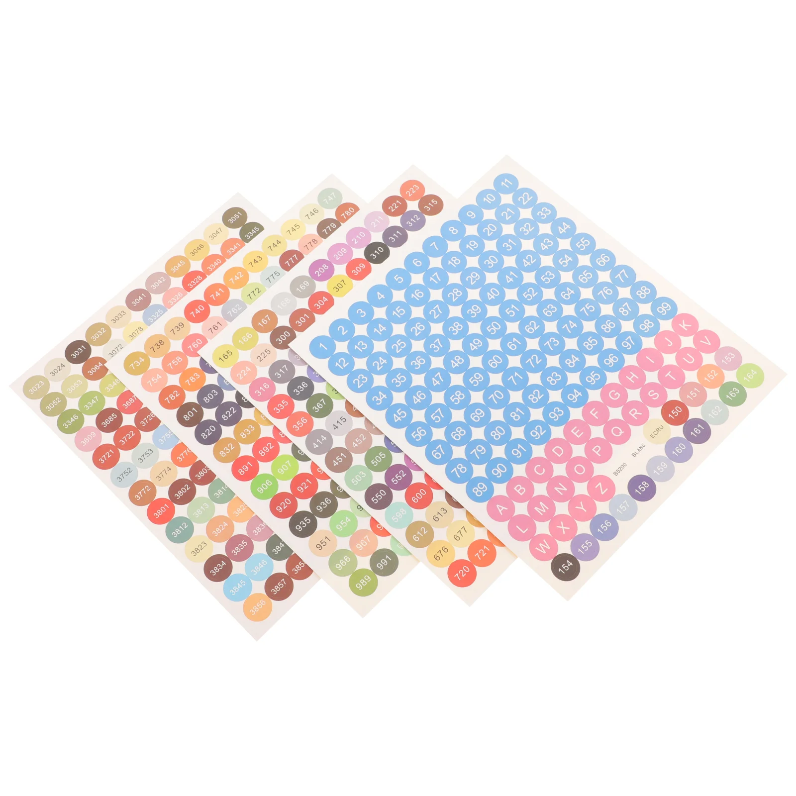 

Marking Accessory Colorful Dot Stickers Diamond Painting Labels Bottle Classification Colored Round