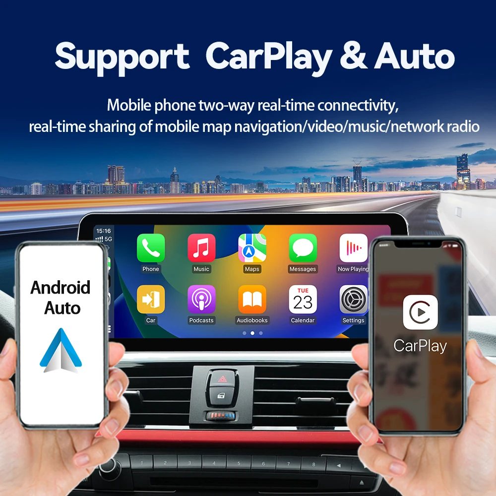 Новинка ID8 UI 12 3 дюймов Система Android беспроводной Carplay авто для BMW 3/4 серии F30 F31 F32 F33