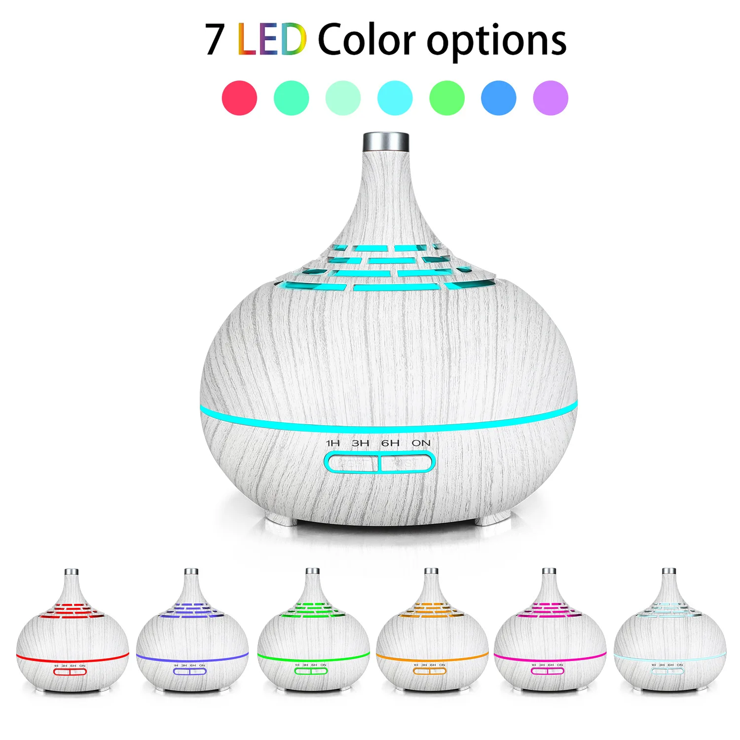 

Увлажнитель-Ароматизатор воздуха с эффектом пламени и эфирным маслом