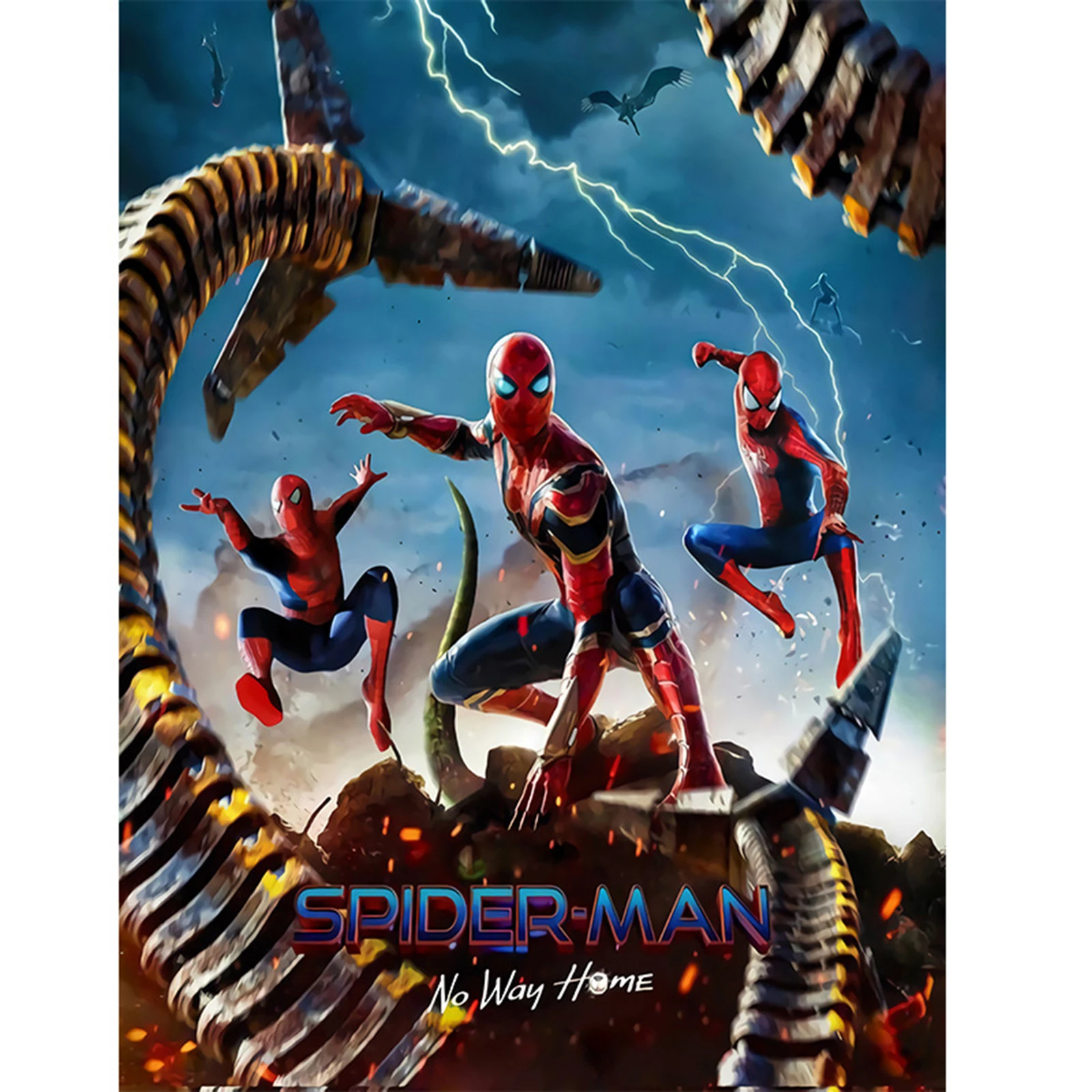 [Эндер Онлайн][NN985 60*90 см] бескаркасная картина Человек-паук декоративная живопись