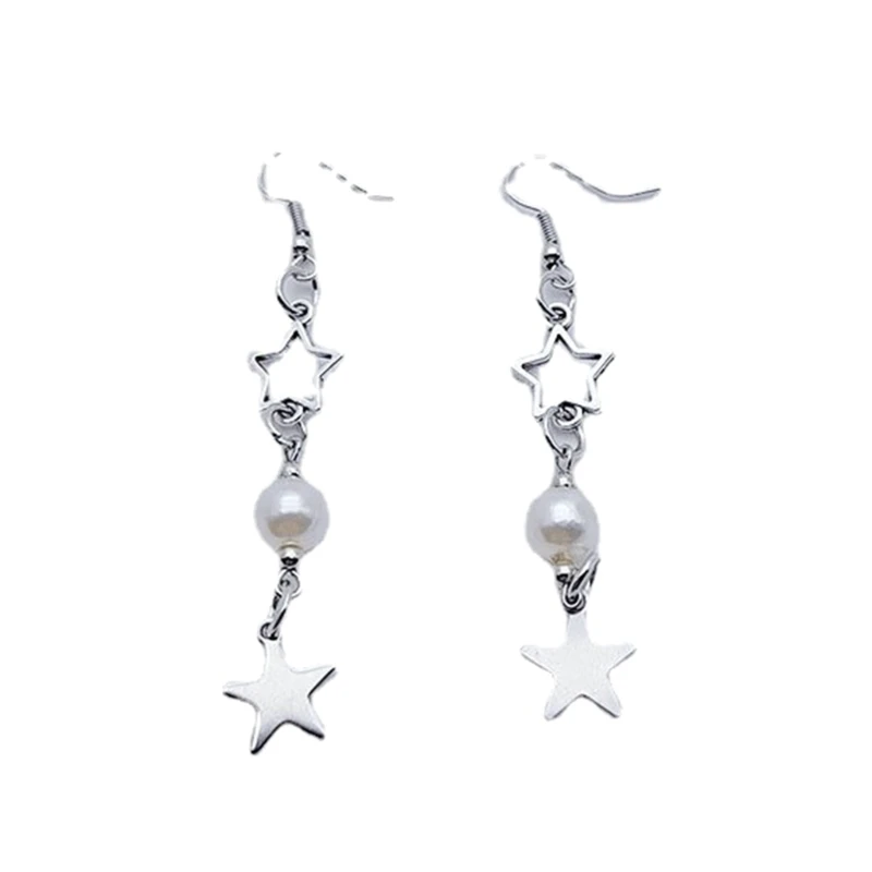 

Silver Elegant Earrings Gothic Style Jewelry Dangle Earrings for Women
