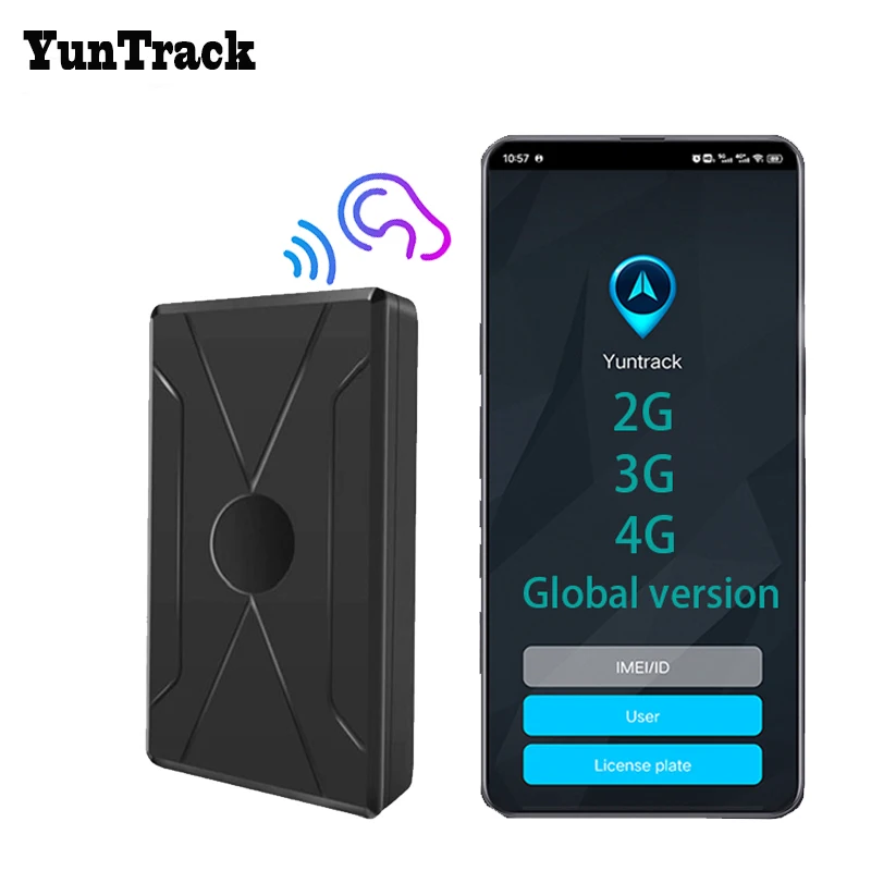 

Global 3G 4G Car Magnet GPS Tracker Call Voice Monitor Start Stop Location Auto SMS Alarm Tracking Multi Work Mode Free Platform