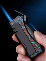 tik tok same lighter torch lighter metal gas lighters with personalized cigar cutter smoking set
