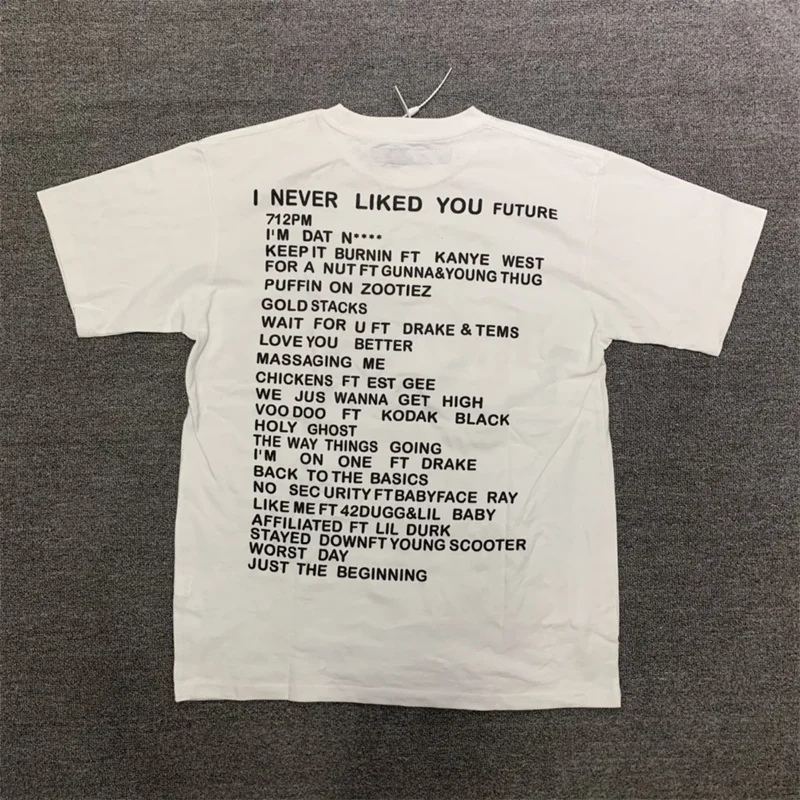 KANYE CPFM. Футболка XYZ с забавным принтом граффити для мужчин и женщин свободная