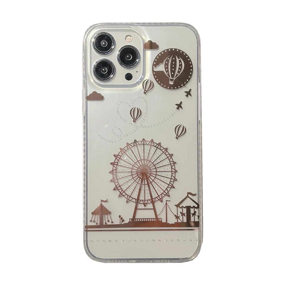 

Luxury Bling Rhinestone Clear Phone Case for iPhone 13 11 12 iPhone13 Pro Max iPhone11 Shockproof Soft TPU Back Fashion Cover