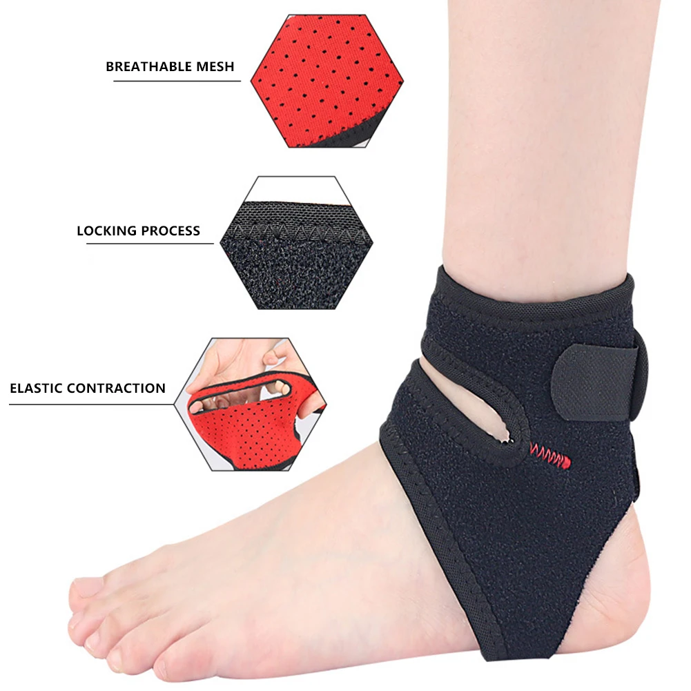 

Ankle Protection Fixation Brace Compression Gym Ankle Bandage Lightweight Elastic Breathable Adjustable for Basketball Running