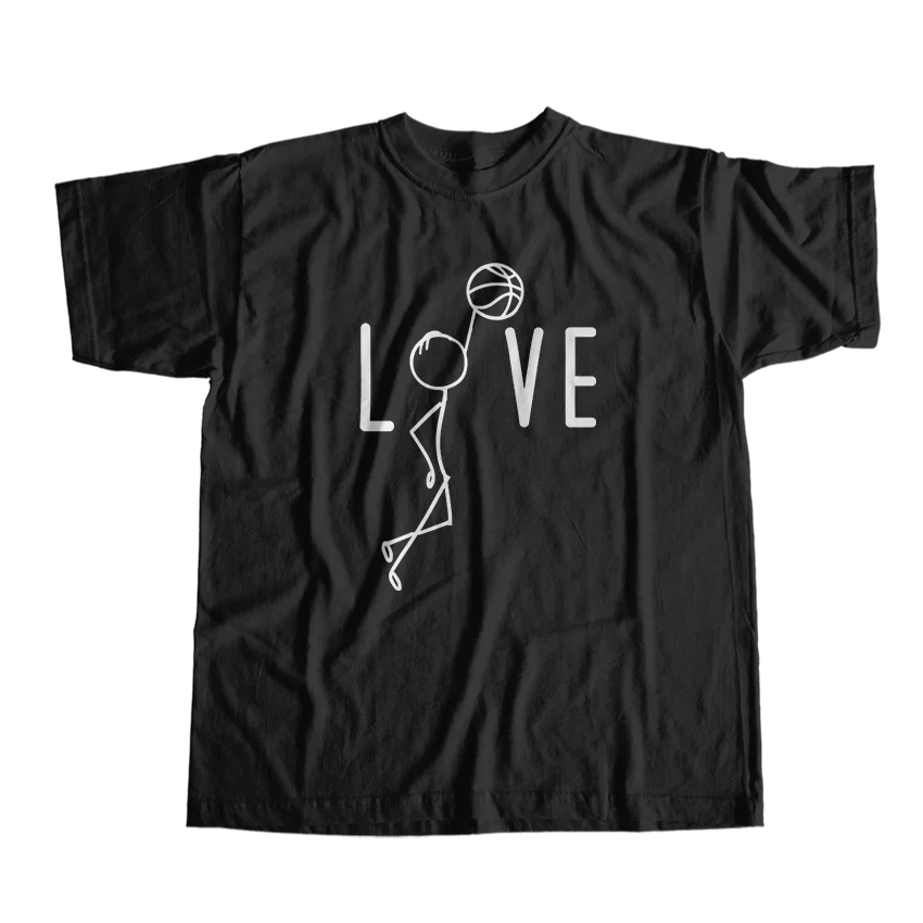 

100% cotton big size basketball lovers unisex T shirt short sleeve basketball printmen tshirt o-neck t-shirt men tee shirt