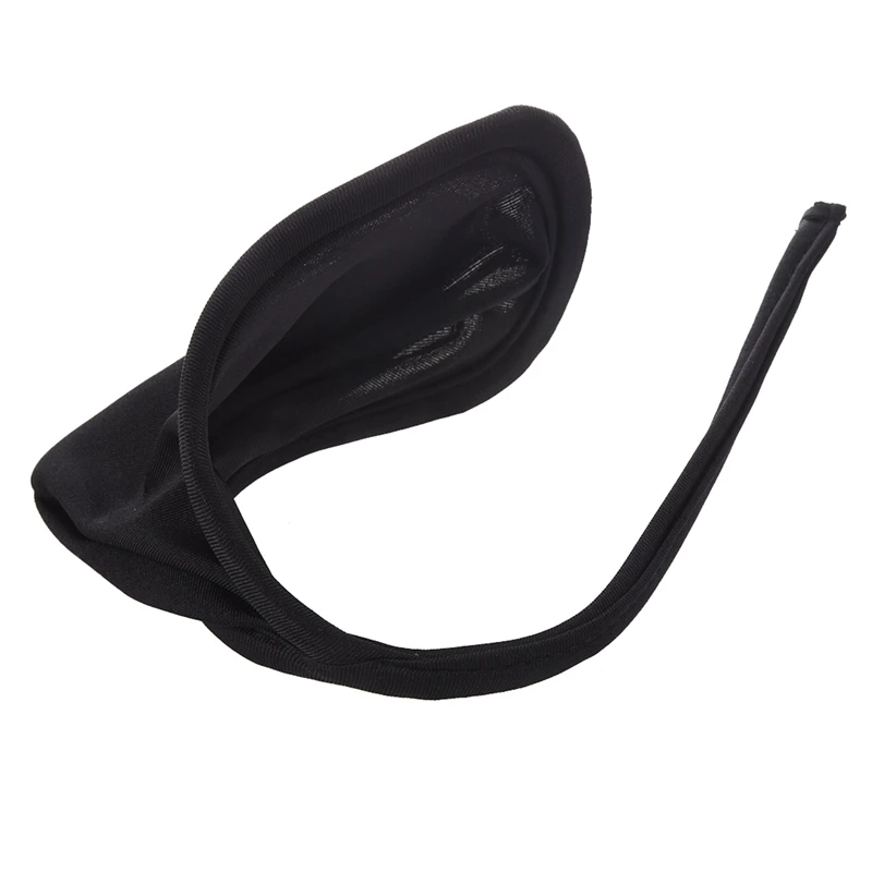 

2X Sexy C-String Thong Invisible Underwear Panty For Men - Black