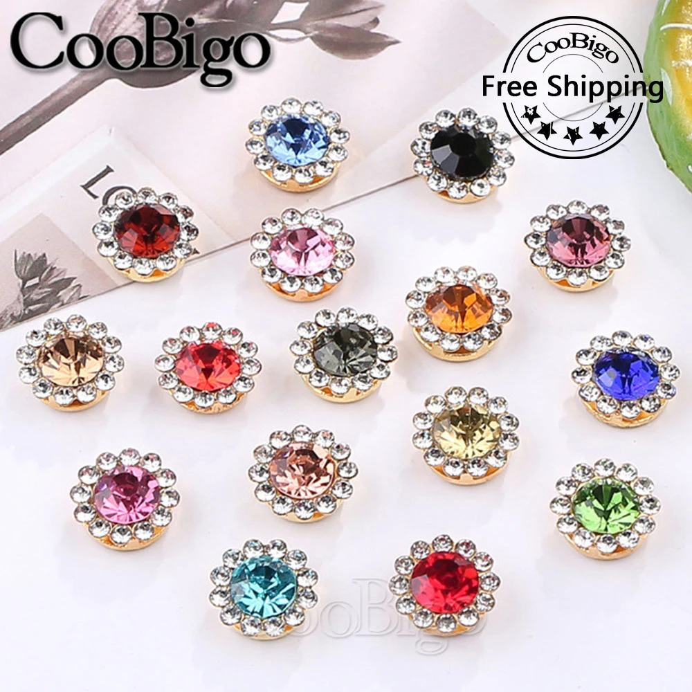 

100 шт. в форме цветка, декоративная стеклянная искусственная одежда, яркие товары ручной работы