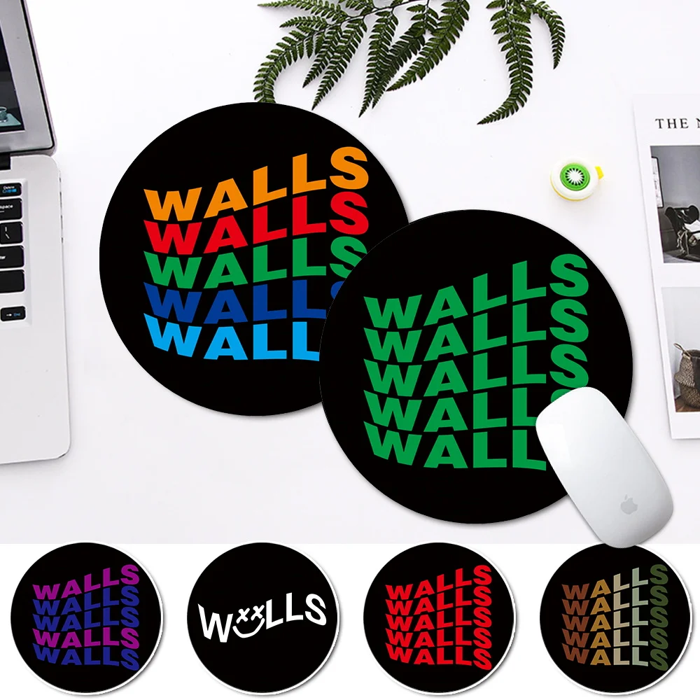 

Mouse Pad Office Laptop Computer Desk Mat Anti-skid Walls Series Round Mouse Mat Gaming Decoracion Smooth Table Mat PC Mausepad