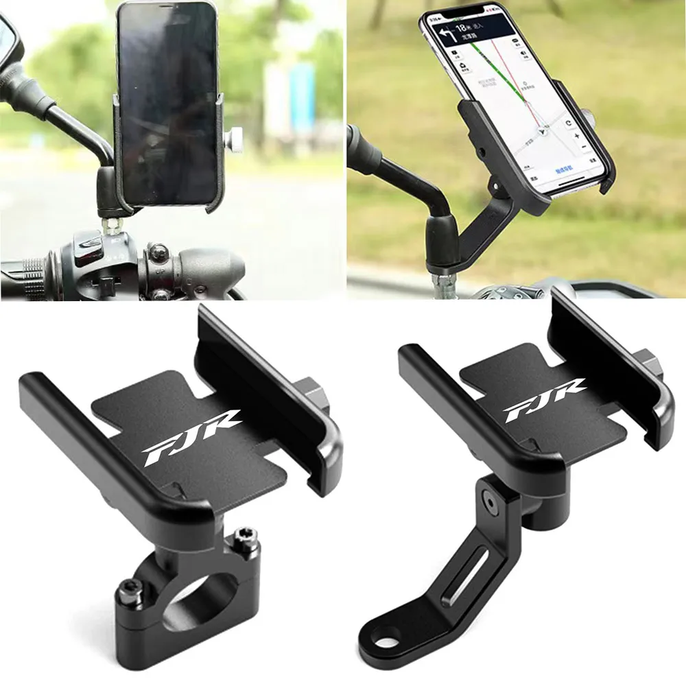 

Newest For YAMAHA FJR1300 FJR 1300 SUPERTENERE Motorcycle Accessories GPS Stand Bracket Handlebar Mirror Mobile Phone Holder