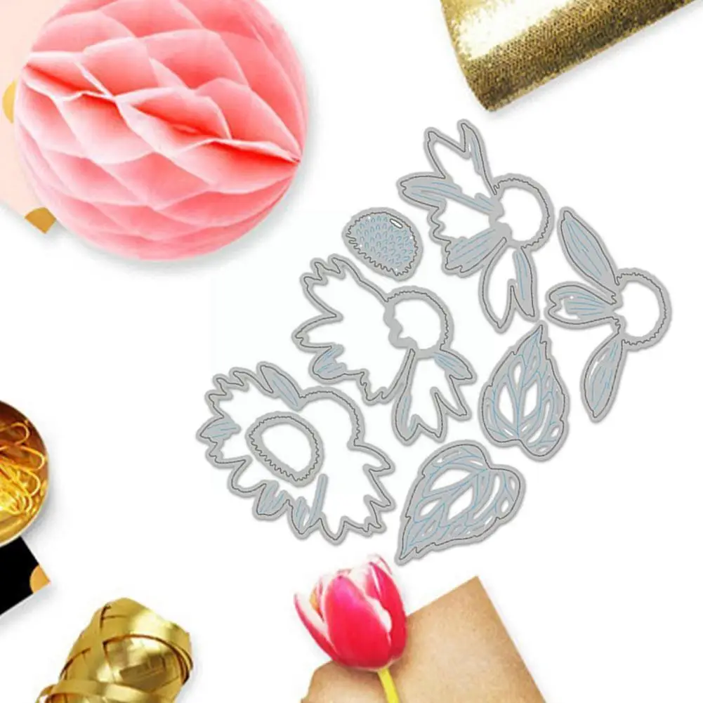 

Spring Plant Flower Leaf Patterns New Metal Cutting Dies For Diy Greeting Card Decoration Scrapbooking No Clear Stamp Set Z6y9