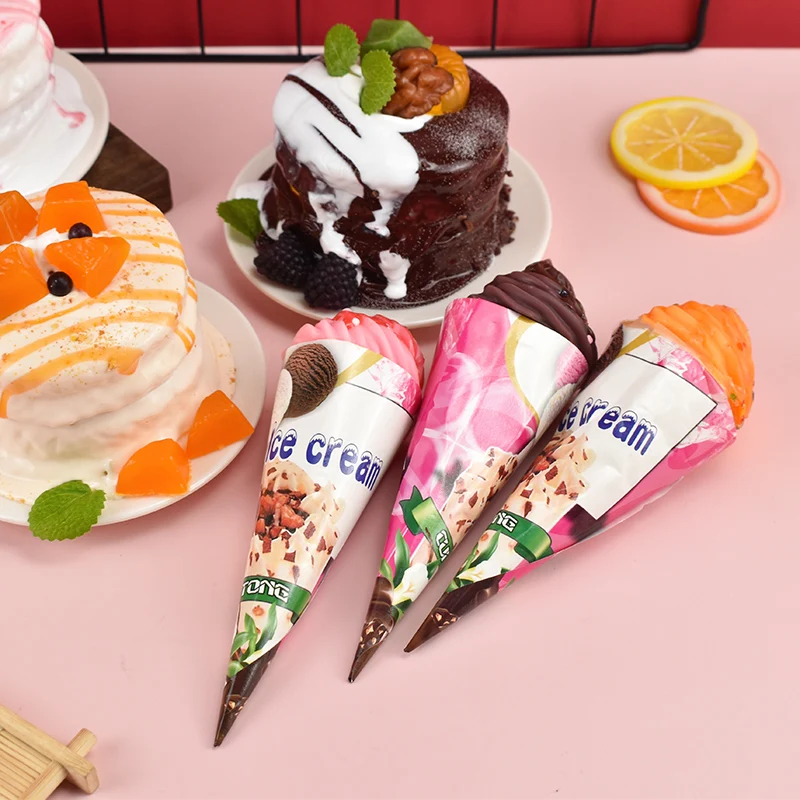 1 шт. имитация чашки для мороженого суфле пирожное модель пищи украшение