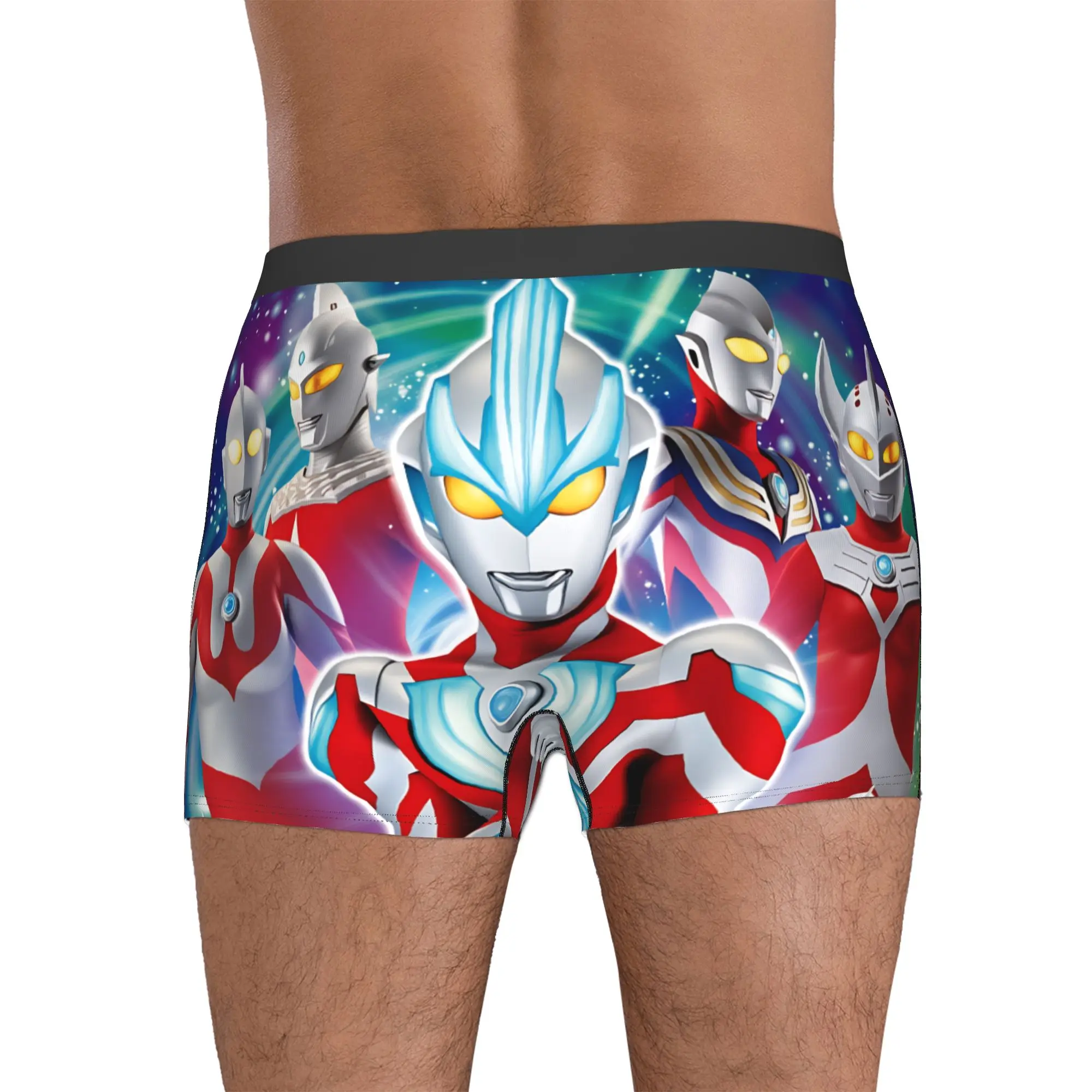Фото Модные мужские трусы-боксеры Ultraman Ginga Legend Tiga Ultraseven Taro, удобные трусы-боксеры, нижнее белье №4