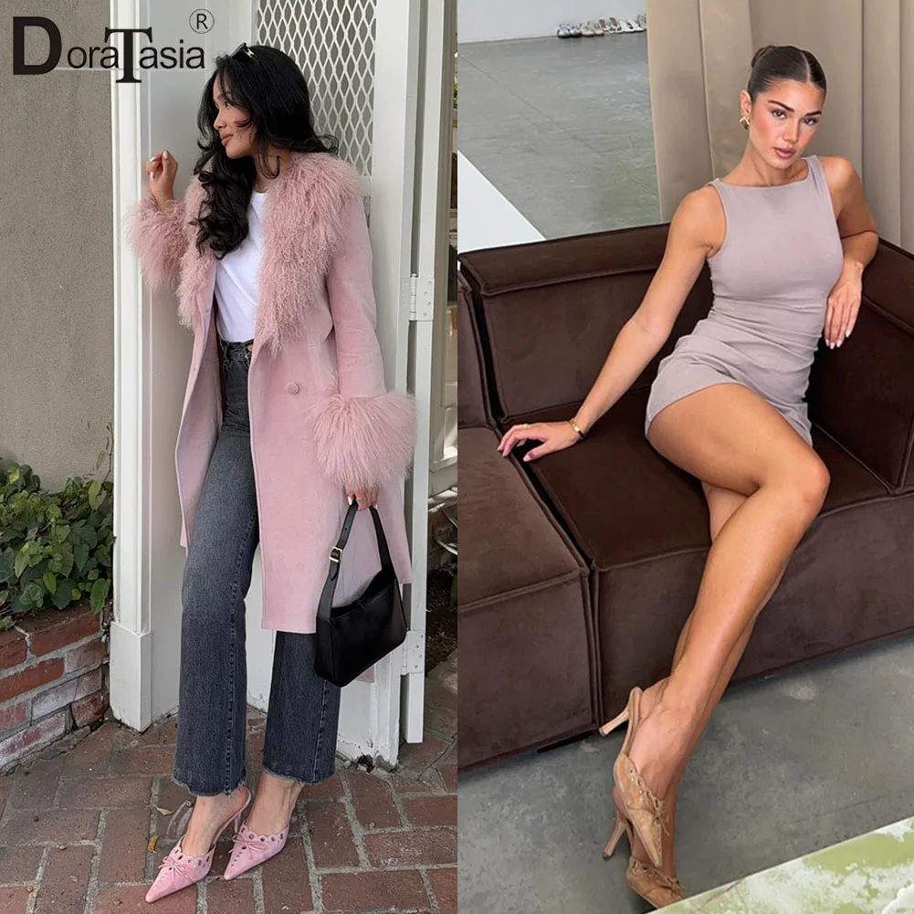 Фото Сланцы женские на тонком высоком каблуке, брендовые дизайнерские модные тапочки с бантом и заклепками, Элегантные свадебные туфли, лето №5
