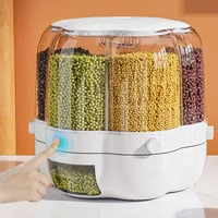 360 degree rotating sealed rice bucket moisture proof rice bucket dispenser sealed food dispenser rice container