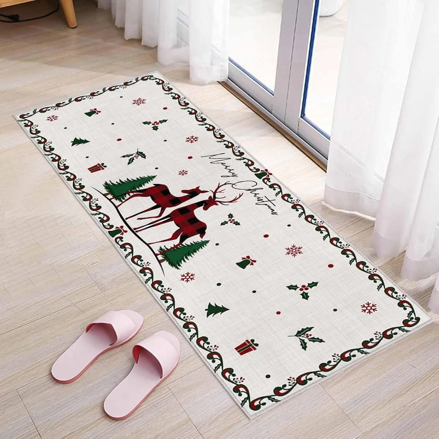 

Рождественский коврик из полиэстера