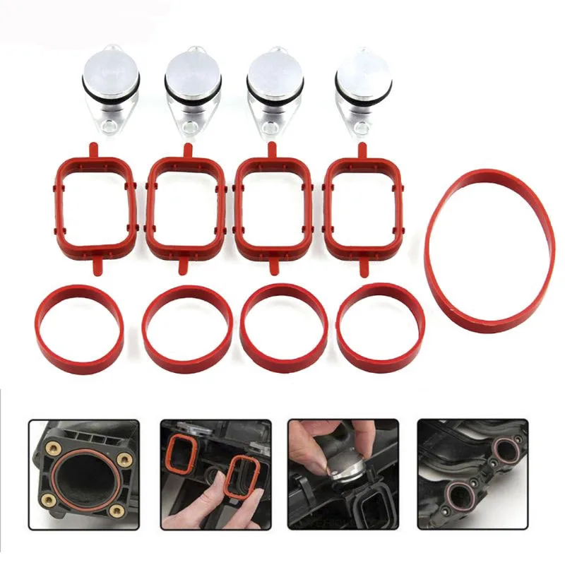

4x 22mm Diesel Swirl Flap Manifold Gasket For BMW E87 E46 E60 E61 320d 520d 530d Car Accessories