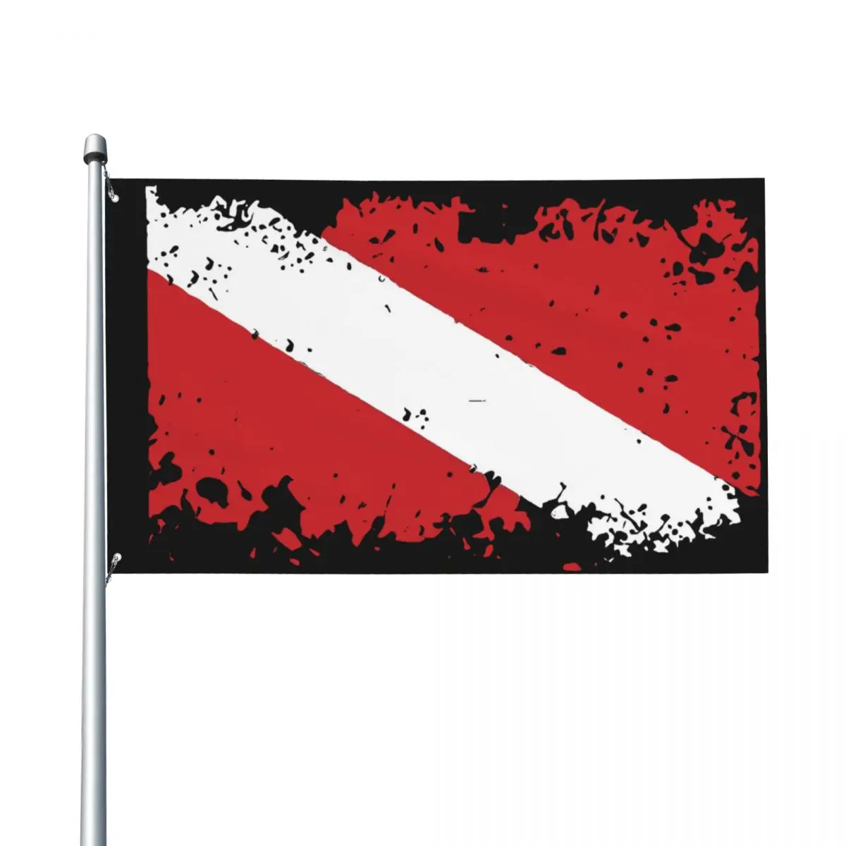 

Diver Flag Scuba Custom Pattern Outdoor Banner Printing Decoration Ornament Outdoor Travel Portable Cheering flag Parade Durable